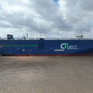Hat-trick: delivery of final newbuild multi-fuel LNG battery hybrid PCTC transforms UECC fleet for green future